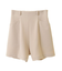 ベルト付きショートパンツ