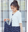 花柄シアーポップコーンキャミワンピース