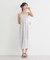 花柄シアーポップコーンキャミワンピース
