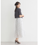花柄シアーポップコーンキャミワンピース