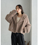 シャギーショートコート