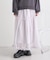 オーガンジーフリルヘムスカート