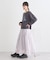 オーガンジーフリルヘムスカート