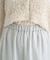 オーガンジーフリルヘムスカート