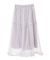 オーガンジーフリルヘムスカート