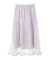 オーガンジーフリルヘムスカート