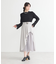 チュールドッキングイレヘムスカート