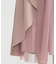 チュールドッキングイレヘムスカート