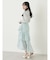 花柄フィッシュテールスカート