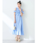 SET2点シャーリングビスチェ×シャツワンピース