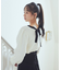 配色バックリボンプルオーバー