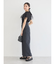 ダブルベルトデザインワイドパンツ