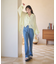 カットオフフレアデニムパンツ