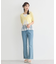 カットオフフレアデニムパンツ