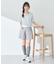 アシメネックドロストシアープルオーバー