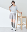 アシメネックドロストシアープルオーバー