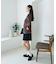 【WEB限定】バイカラートリムロングニットカーディガン