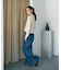 【WEB限定】バイカラートリムニットカーディガン