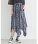 イレヘムチェックシャツスカート