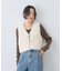 フェイクファーショートジレ