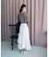 ティアードイレヘムスカート