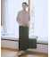 襟付きニットカーディガン