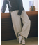 センターシームタックスウェットパンツ