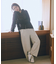 センターシームタックスウェットパンツ