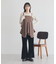 ベロアフレアパンツ