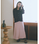 ストレッチサテンスカート