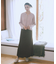 ストレッチサテンスカート
