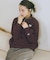 Champion×emaeハーフジップハートスウェット