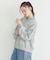 Champion×emaeハーフジップハートスウェット