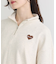 Champion×emaeハーフジップハートスウェット