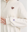 Champion×emaeハーフジップハートスウェット