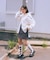 earth music&ecologyロゴZIPパーカー