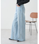 セルフカットワイドデニムパンツ