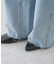セルフカットワイドデニムパンツ