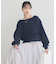 ショート丈ワンポイント刺繍オフショルスウェット