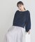 ショート丈ワンポイント刺繍オフショルスウェット