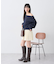 ショート丈ワンポイント刺繍オフショルスウェット