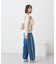 ワイドフリンジデニムパンツ