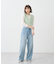 ワイドフリンジデニムパンツ