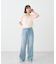 ワイドフリンジデニムパンツ