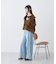 ワイドフリンジデニムパンツ