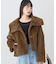 ファーショートブルゾン