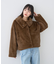 ファーショートブルゾン