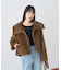 ファーショートブルゾン