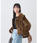 ファーショートブルゾン
