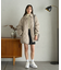 【WEB限定】ダブルステッチキルティングコート